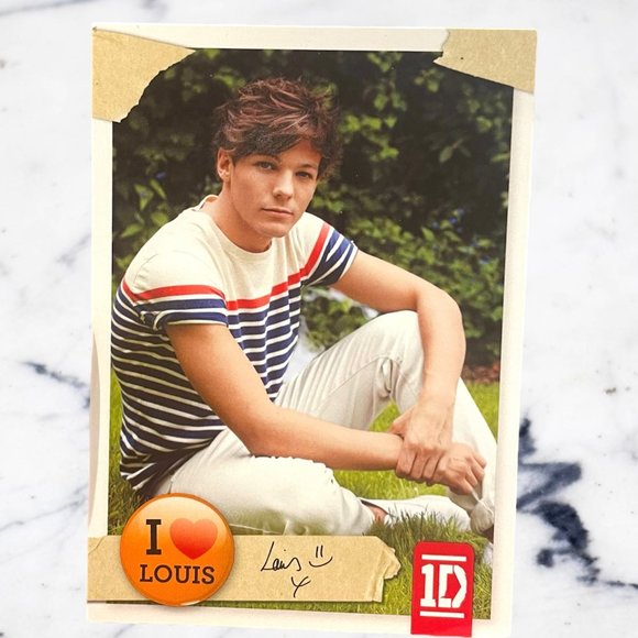 1D Art Official One Direction Louis Tomlinson Trading Card 59 Poshmark